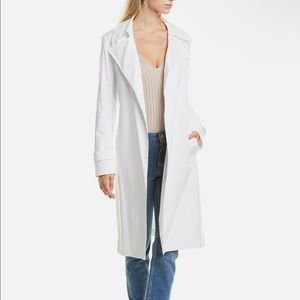 Theory White Trench Coat - NWT